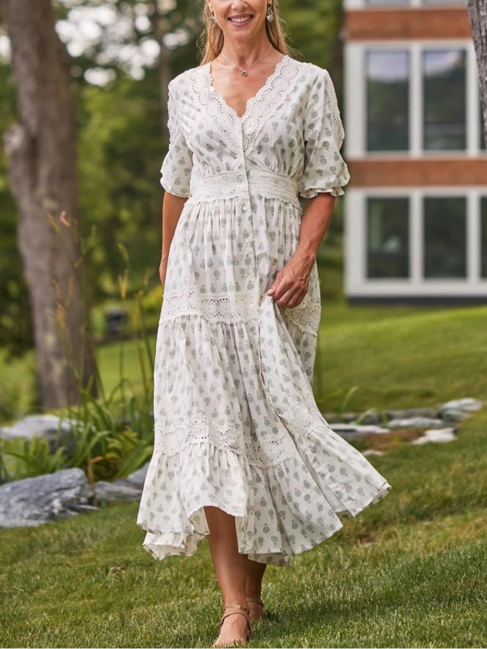 April Cornell Maxi Dress Size Medium